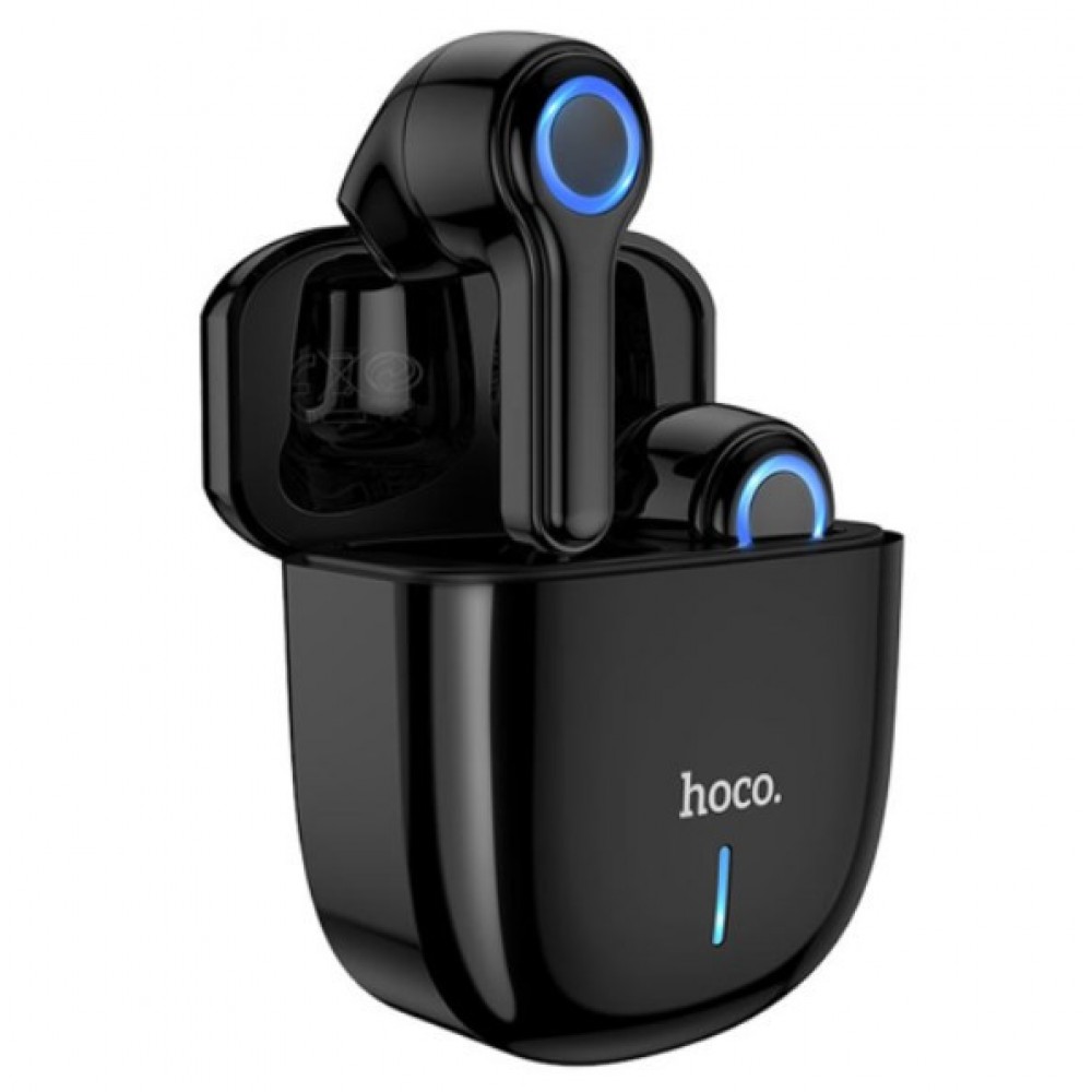 Беспроводные сенсорные наушники гарнитура в кейсе HOCO ES45 Bluetooth Белые и Черные