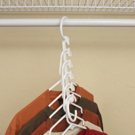 Вешалка для одежды Wonder hanger TRIPLES CLOSET Белая для економии места в шкафу