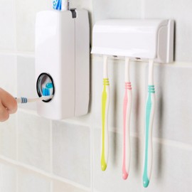 Автоматический распределитель дозатор зубной пасты и держатель щеток Kaixin