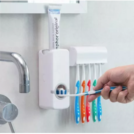 Автоматический распределитель дозатор зубной пасты и держатель щеток Kaixin