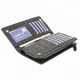 Мужской кошелек клатч портмоне барсетка Baellerry 618 Чёрный