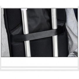 Рюкзак АНТИВОР Bobby c защитой от карманников и с USB зарядным устройством Серый