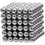 Магнитный конструктор Неокуб игрушка антистресс в боксе 216 магнитных шариков 5 мм Серебристый