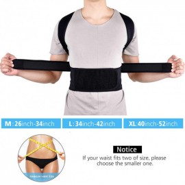 Корректор осанки корсет для спины Back support belt (ортопедический корректирующий жилет)