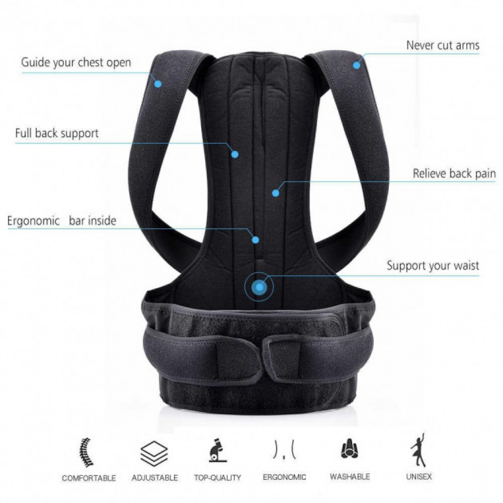 Корректор осанки корсет для спины Back support belt (ортопедический ...