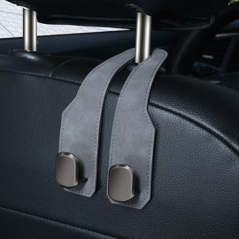 Автодержатель для телефона в машину на подголовник Hoco DCA66 с 2-мя крючками