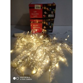 Гирлянда Штора Бахрома Сосулька, 3м, 120 Led, Цвет теплый