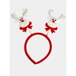 Новогодний ободок Светящийся с Оленями для Санта-Клауса 