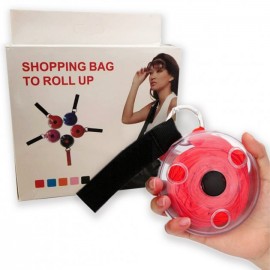 Сумка шоппер складная Shopping bag to go Roll up сворачивается в чехол компактная для покупок повседневной носки