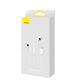 Наушники вкладыши Baseus Encok C17 Type-C, H17 3.5mm lateral in-ear Wired Earphone NGCR020002