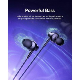 Наушники вакуумные Baseus Encok HZ11 3,5mm, CZ11 Type-C Wired Earphones A00164200113-Z1 черный, белый