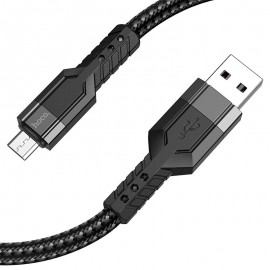 Кабель HOCO U110 iPhone, MicroUSB 1.2м зарядка и передача данных