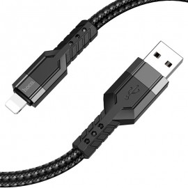 Кабель HOCO U110 iPhone, MicroUSB 1.2м зарядка и передача данных