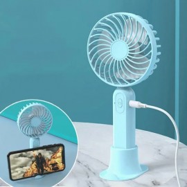 Портативный мини Вентилятор ручной USB аккумуляторный с 3-мя режимами MINI FAN FT- 8801