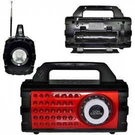 Аккумуляторный радиоприемник с фонарем Everton RT-824, с USB, Портативное FM радио