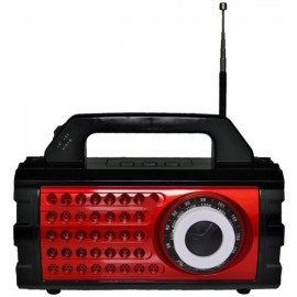 Аккумуляторный радиоприемник с фонарем Everton RT-824, с USB, Портативное FM радио
