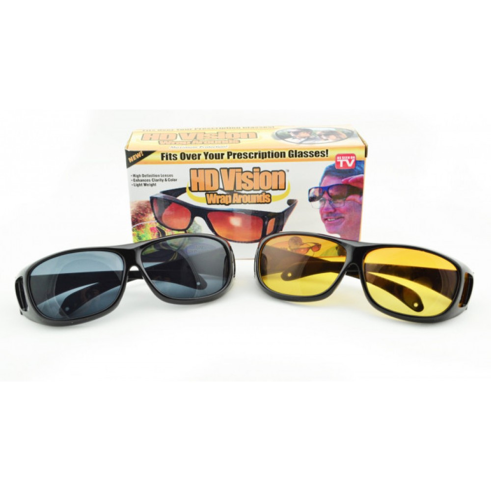 Антибликовые очки для водителей HD Vision (2 пары)