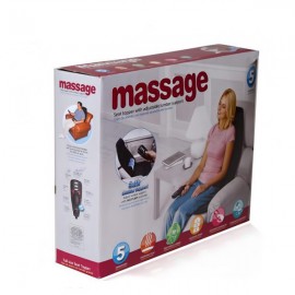Массажная накидка на кресло Massage Seat Topper 5 вибрационная с пультом управления для дома и автомобиля