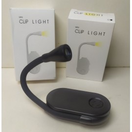 Фонарик-Лампа мини для чтения книги с зажимом JS-05 Mini clip light